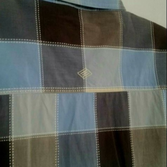 ENYCE A Sean Combs Co PLAID Casual Button Up NWOT - Picture 6 of 8